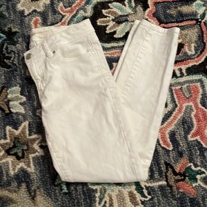 LC Lauren Conrad white skinny jeans